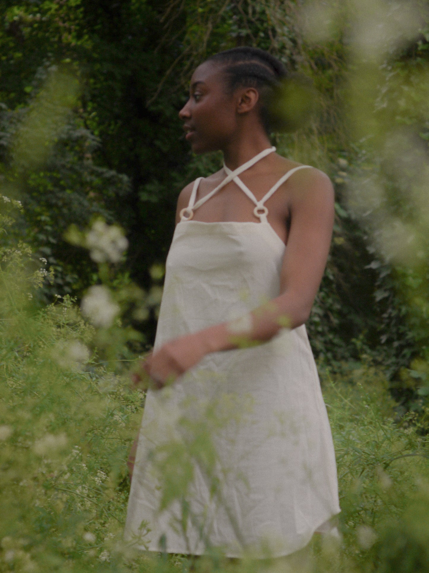 NATURAL LINEN DRESS